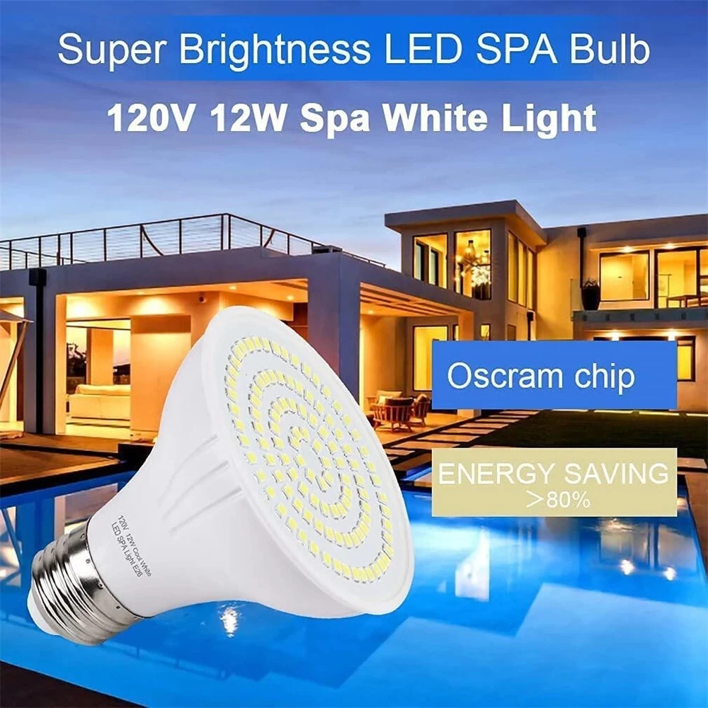 ไฟ LED สระว่ายน้ํา E27 E26 หลอ - Xy Spa & Wellness Reviews บทวิจารณ์และราคา